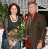 Stellvertretender Fraktionsvorsitzender Franz Göbl bedankt sich bei der Vorsitzenden Ruth Müller für die Arbeit