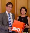 Landesvorsitzender Florian Pronold und die stv. Kreisvorsitzende Kerstin Schanzer